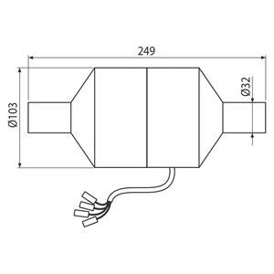 ALCAPLAST P128 ventilátor egység szagelszívós WC tartályhoz